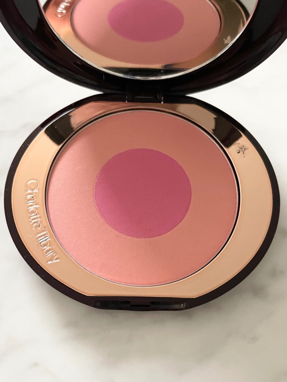 NWT CHARLOTTE TILBURY Check to Chic Swish and Pop Blusher LOVE IS THE DRUG